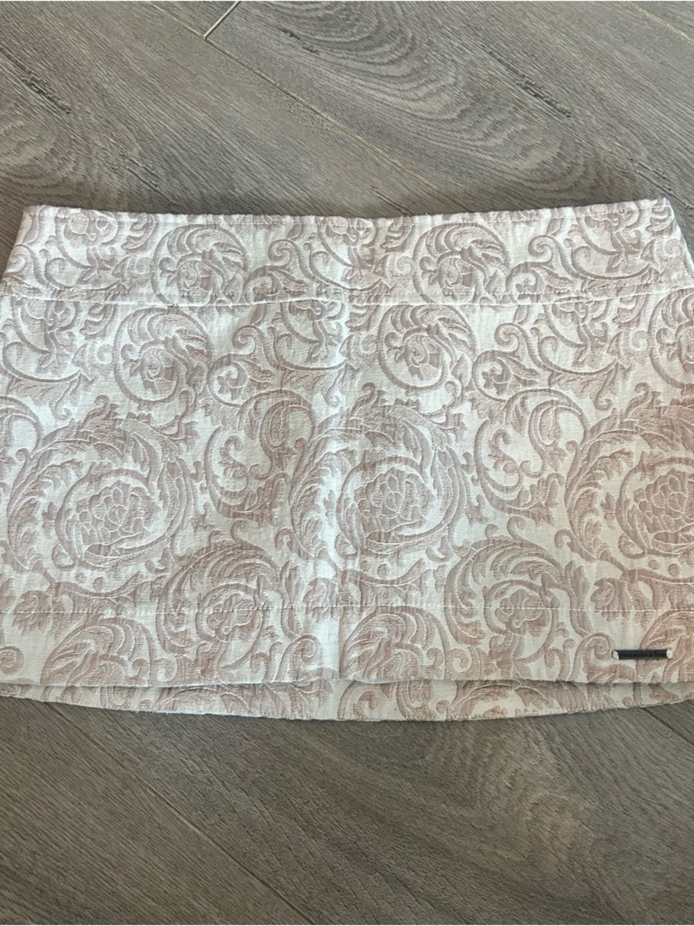 Y2K ABERCROMBIE  Floral Mini Skirt in Blush and Cream